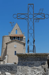 La croix du village de Pompogne